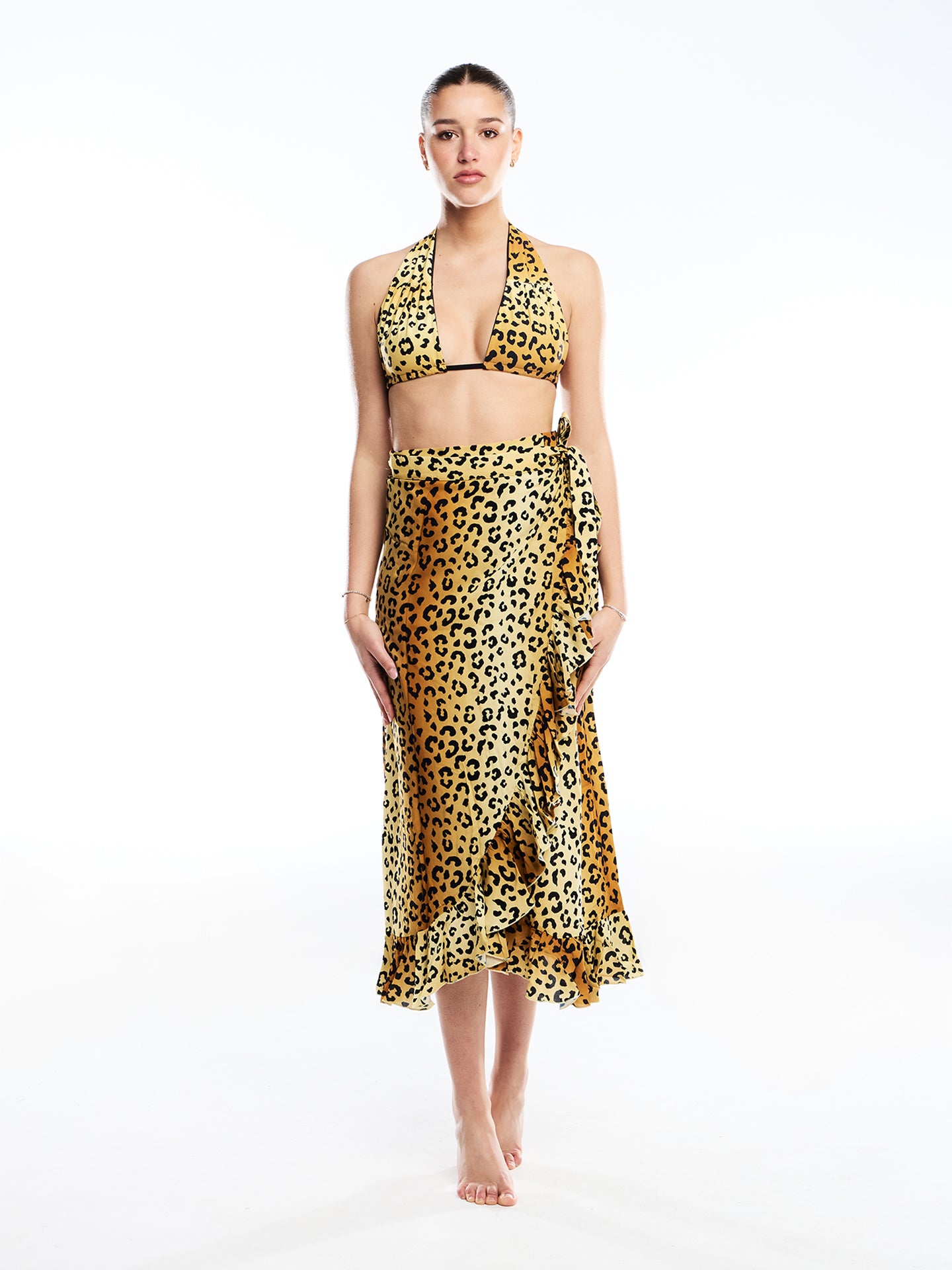 Gonna pareo leopardo - Sapigni Abbigliamento